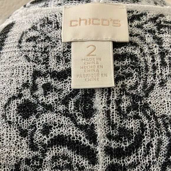 Chico's Marrakesh Drama Cardigan Size 2 - Picture 5 of 6